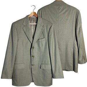 Faconnable Wool Sport Coat Dinner Jacket Blazer Men's 40R Tan Italian Career